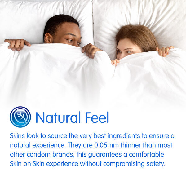 Preservativi Skins Natural, confezione da 12 | Salute | Superdrug