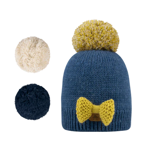 Cabaia Blå fleece indisk hat