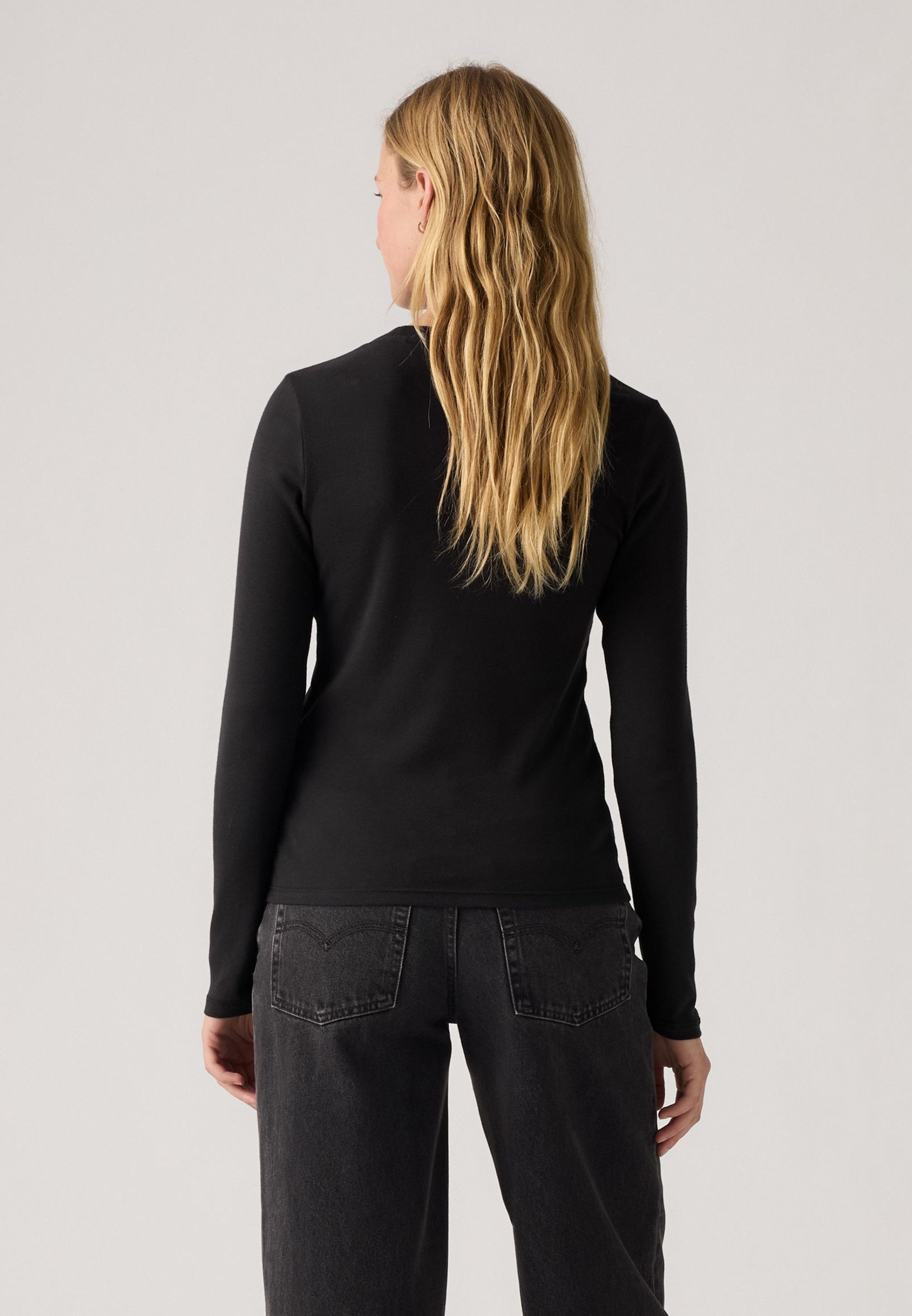 ESSENTIAL TEE 2 PACK - Pitkähihainen paita - white/antrasiittiLevi's®
