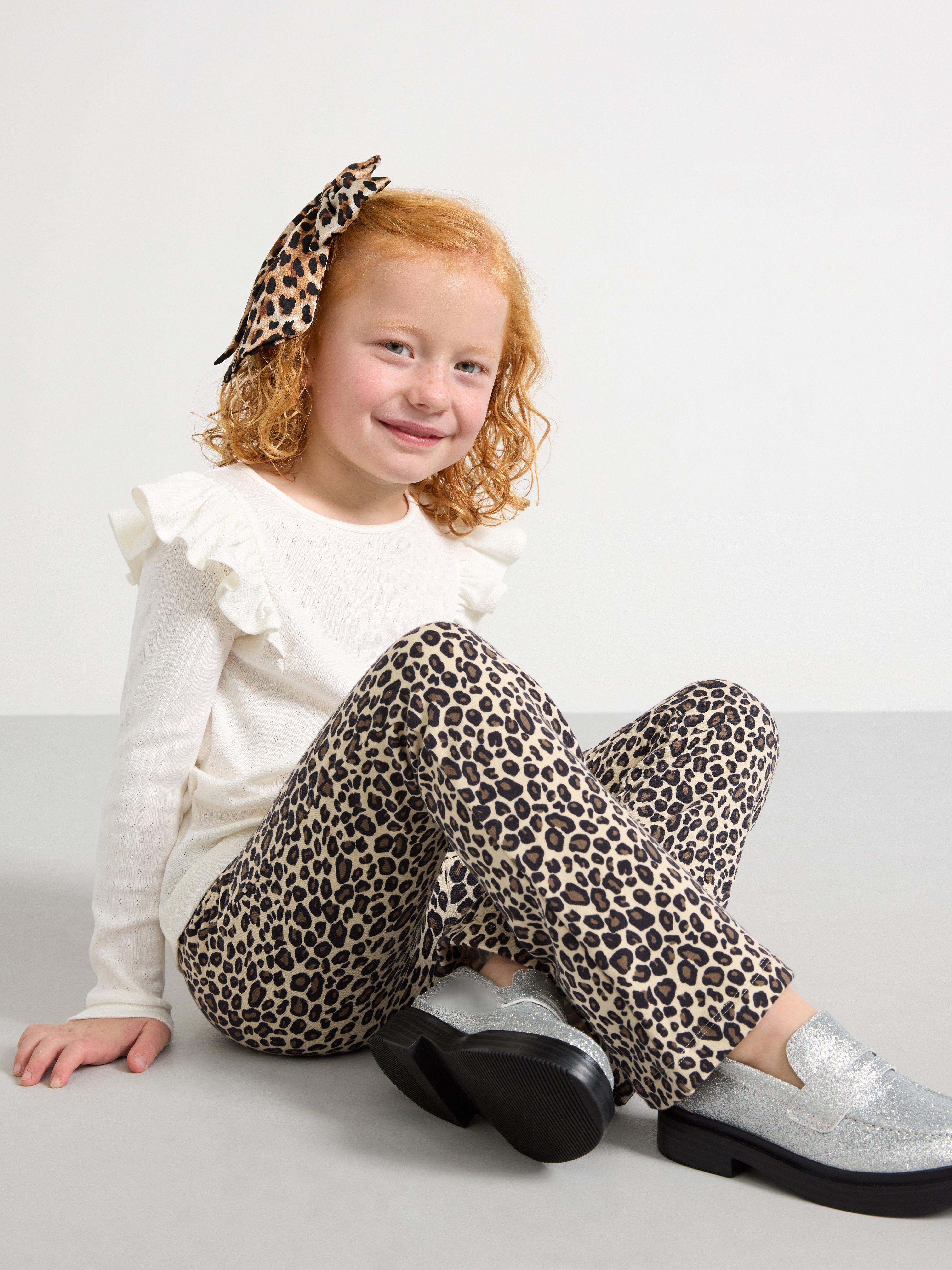 Leggings con interior cepillado, color beige claro.