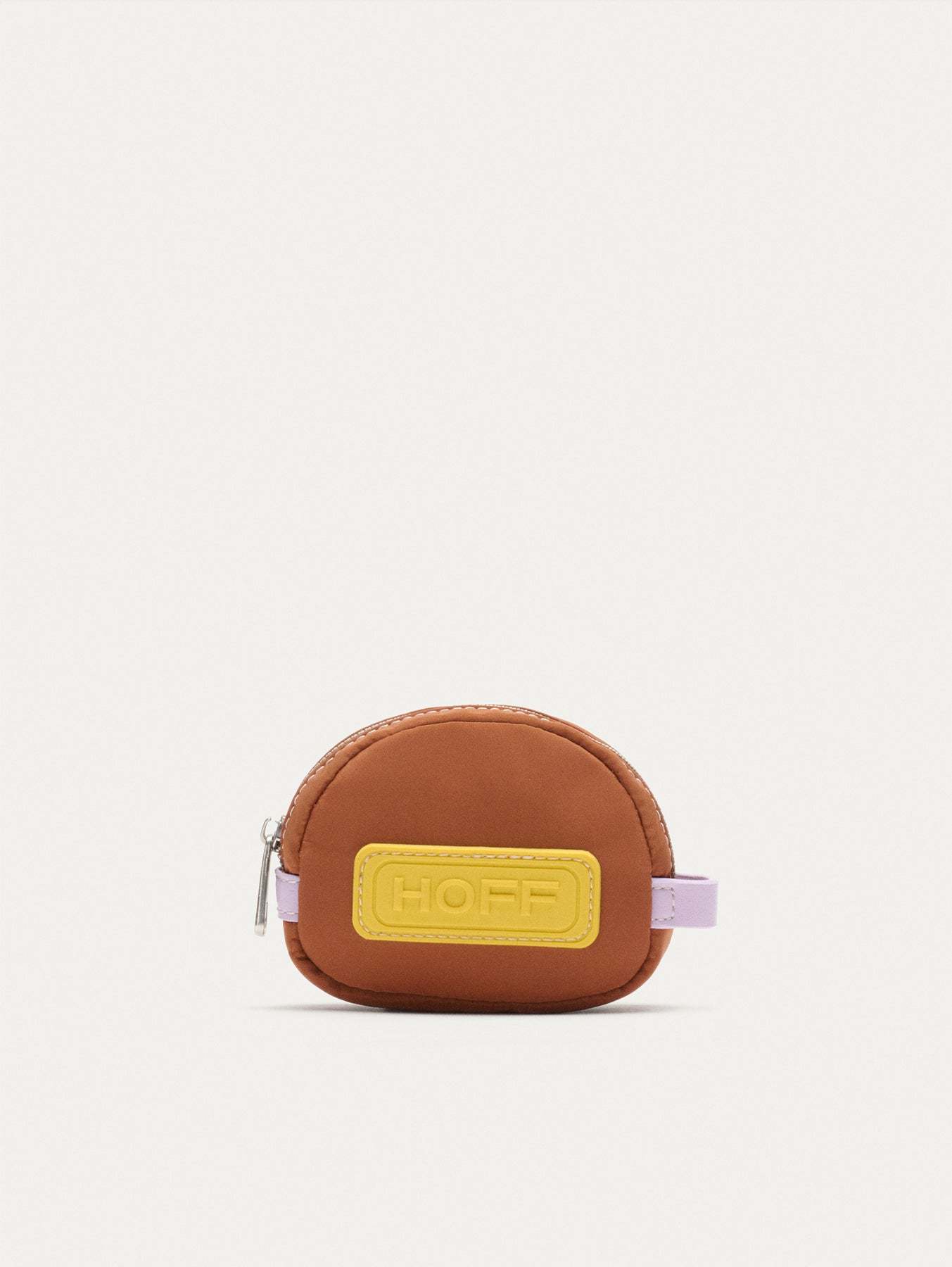 MONEDERO NYLON MARRÓN