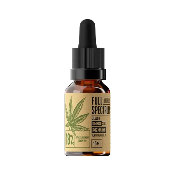 Full Spectrum Olejek Konopny CBD + CBDa 18% 15 ml