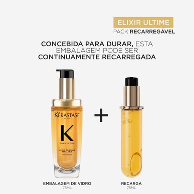 Kérastase Elixir Ultime L'Huile täytettävä sublimaatioöljy tylsille hiuksille 75 ml