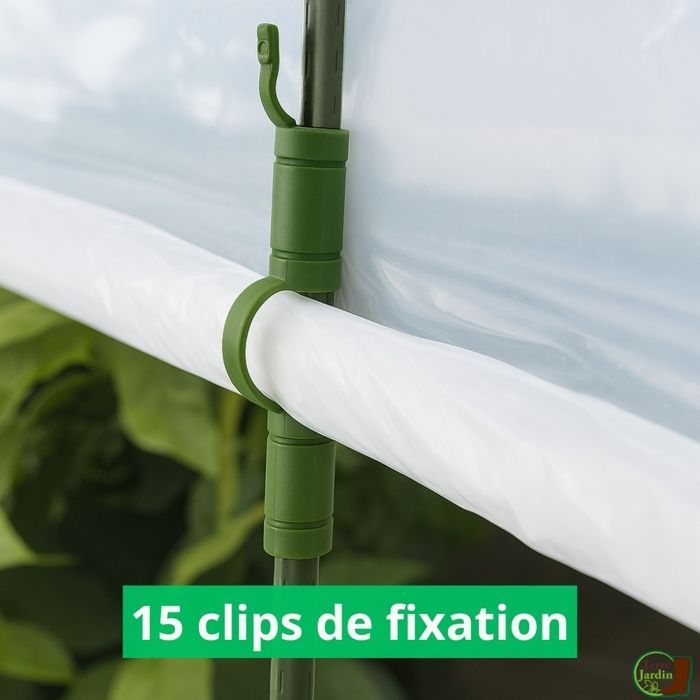 Estufa de tomates com lona