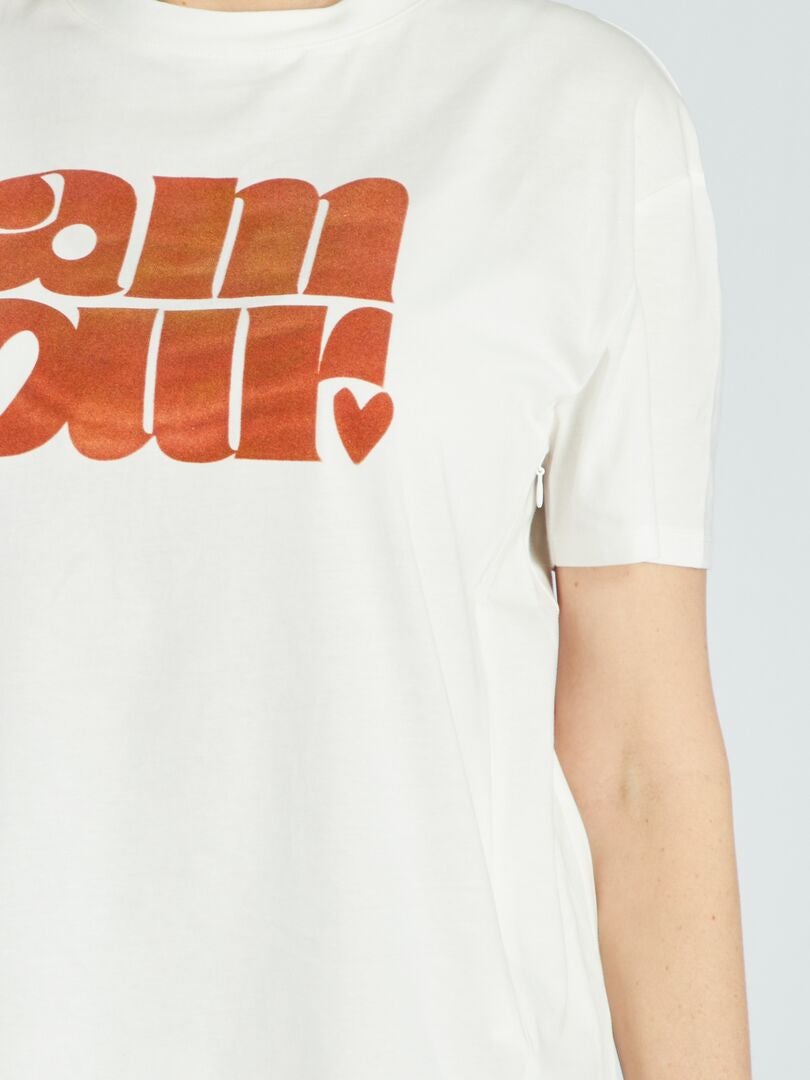 Verpleegkundig T-shirt met ronde hals - WIT