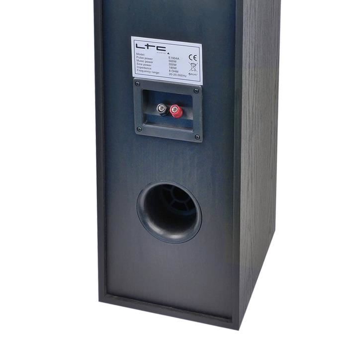 Hi-Fi/Home Cinema/Karaoke Pakket - 700W Vloerstaande Luidsprekers - L766-BK + 2 x 50W ATM6000BT Versterker + 2 Microfoons