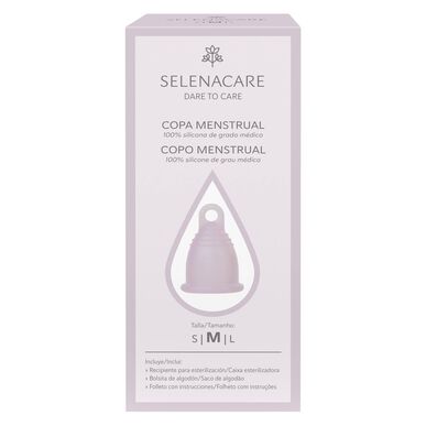 SelenaCare Pink kuukautiskuppi M 1 kpl 1 kpl