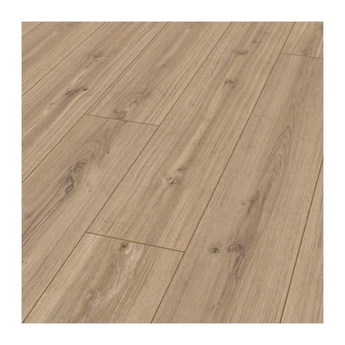 Revêtement de sol stratifié - KRONOTEX - Robusto Chêne Phalsbourg - Résistant à l'humidité - 1375 x 188 x 12 mm