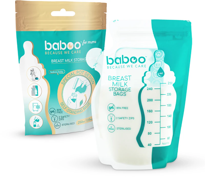 Sacos para armazenamento de leite materno Baboo
