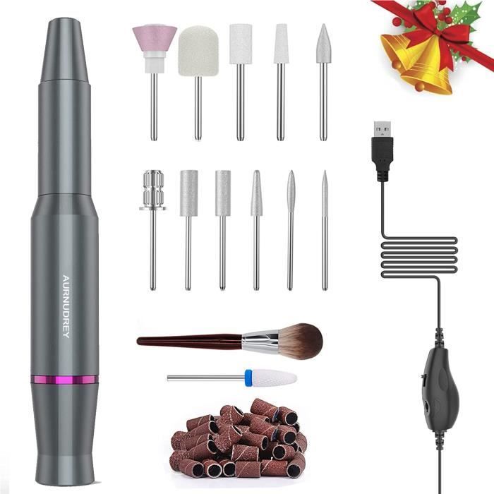 Professional Nail Drill - AUDBURN - 12 in 1 - Rechargeable and Portable Design