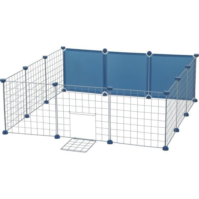 Enclos modulable - ZOLUX - Neo park - Parc pour petits animaux - Cochin d'inde - 105X105X35 - 1,10 m²