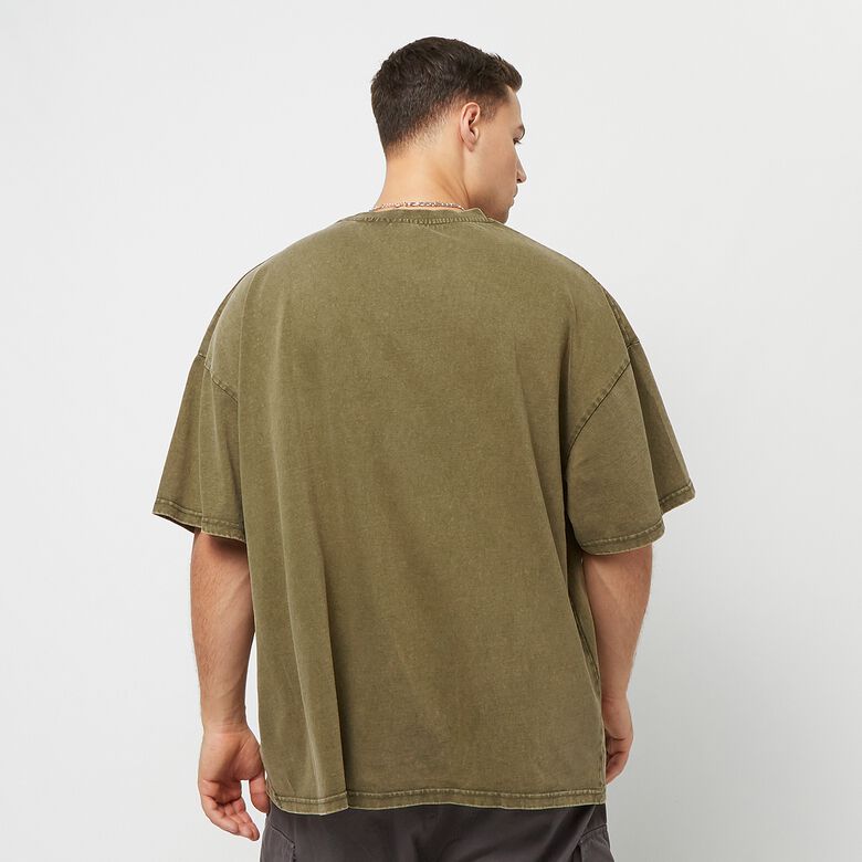 Kleines, kastenförmiges T-Shirt aus schwerem Jersey mit charakteristischer Signatur und Waschung