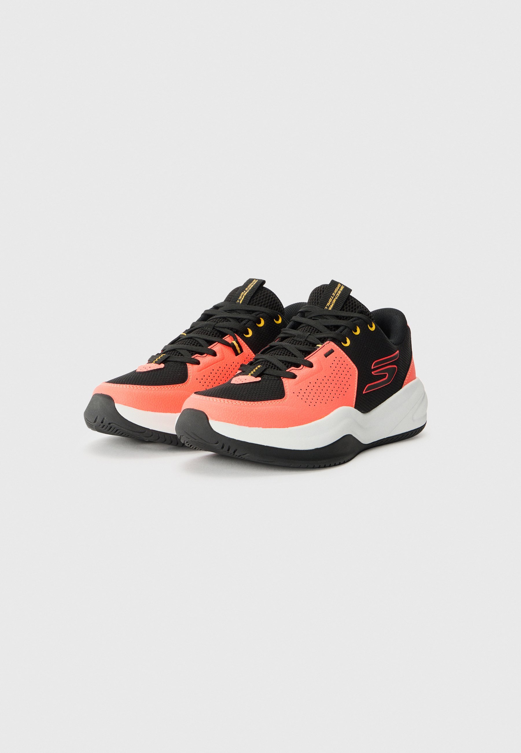 Skechers Performance SKX LEAGUE - Basketbalschoenen - koraal/zwart