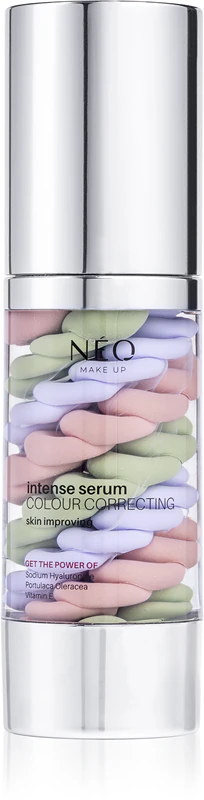 NEO MAKE UP Sérum Intenso Corretor de Cor, tratamento hidratante para uniformizar o tom da pele.
