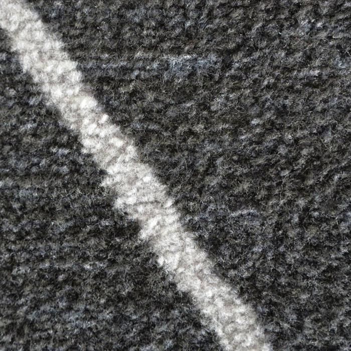 Tapis de couloir Cosenza Noir 80 x 300 cm
