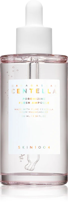SKIN1004 Madagaskaras Centella Poremizing Fresh Ampoule detoksikācijas sejas serums ādas izlīdzināšanai un poru samazināšanai