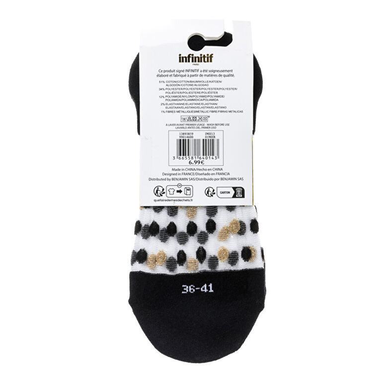 Meias e collants pretos femininos
