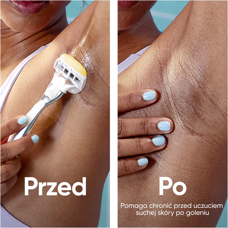 Aparelho de barbear feminino Gillette Venus PRO ComfortGlide Coconut com suporte para chuveiro