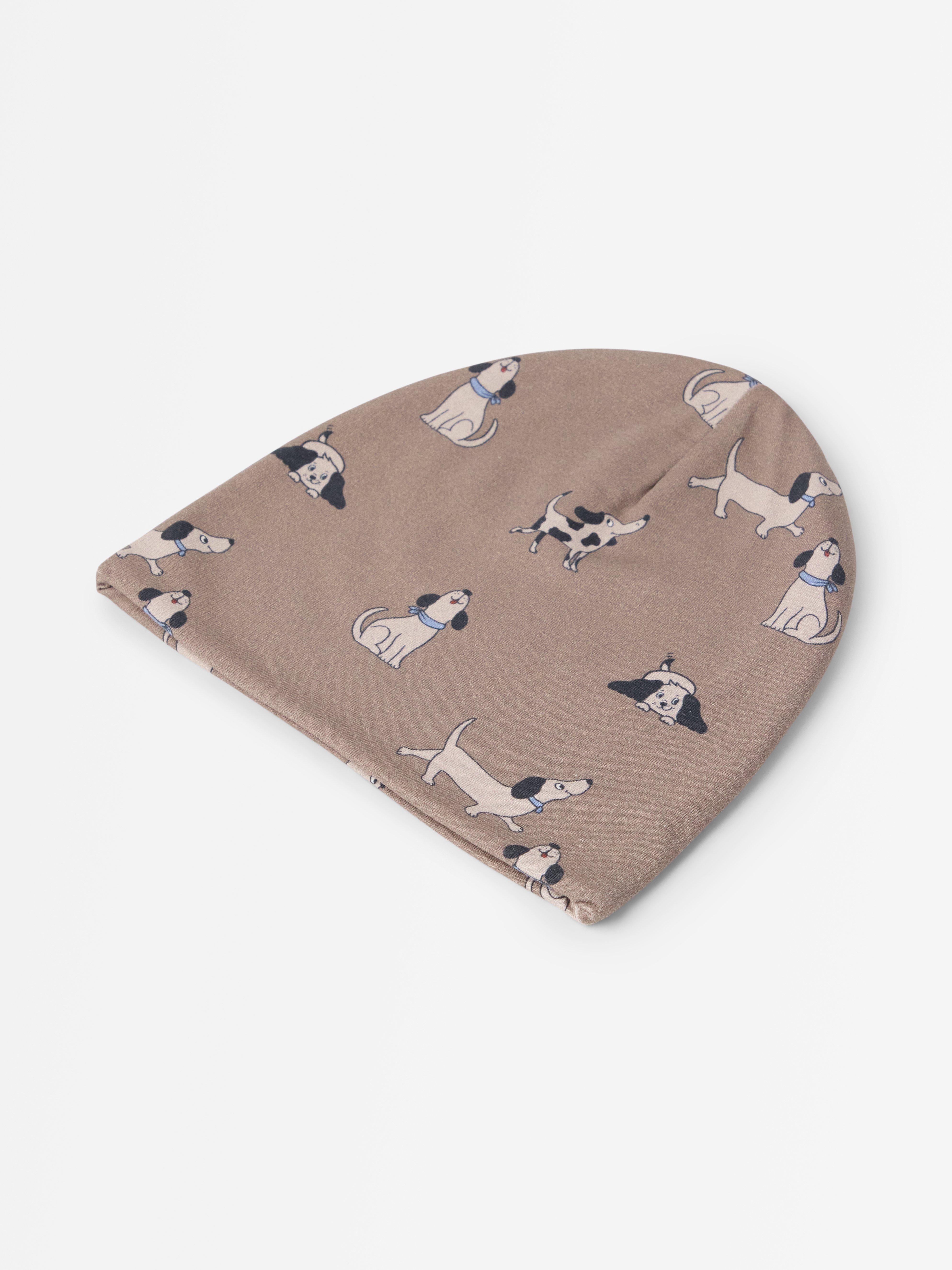 Gorro com forro cáqui escuro