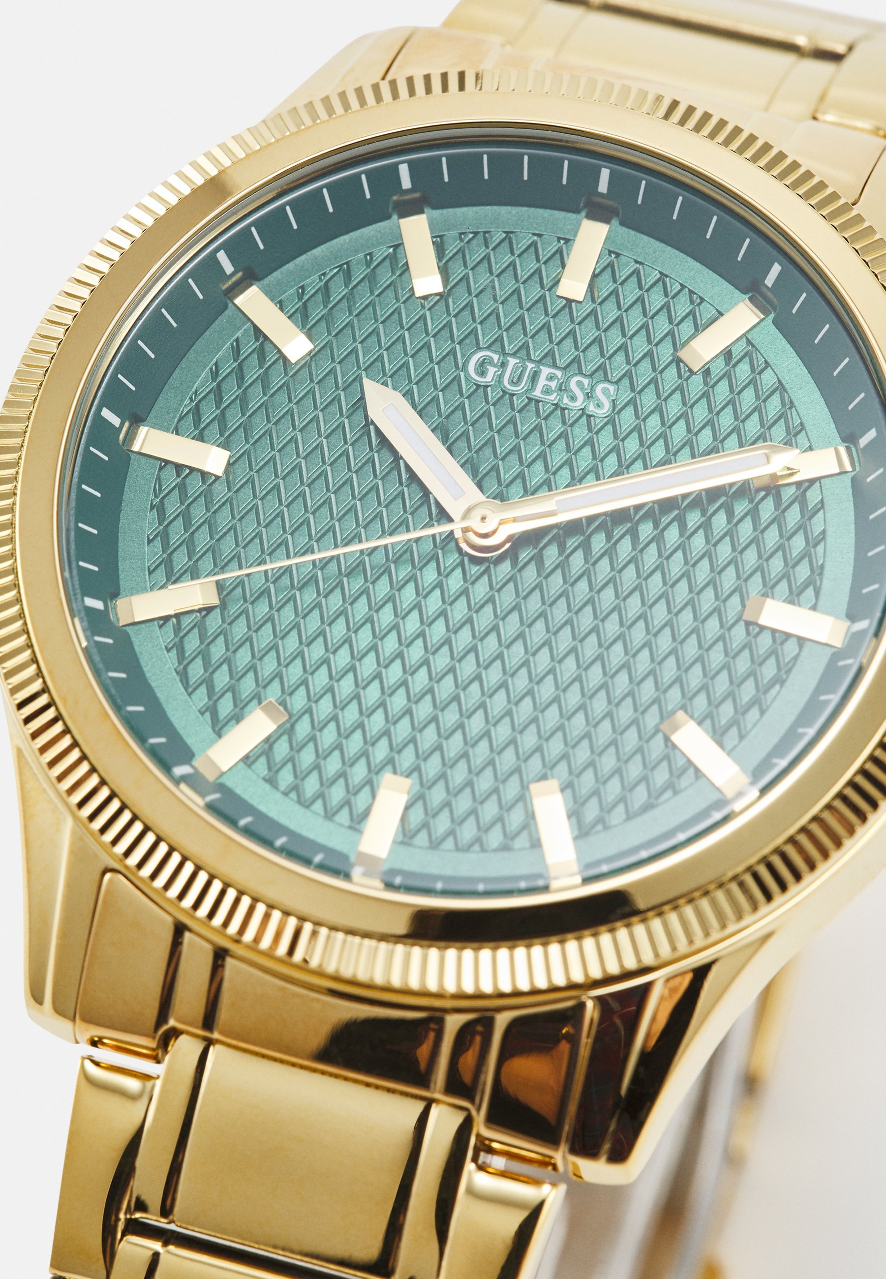 Guess DEX - Horloge - groene zonnestraal/goudkleurig