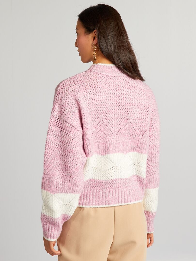 Jersey de punto grueso - ROSA
