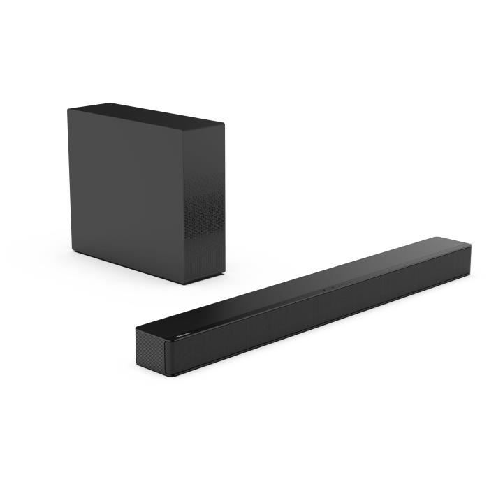 Soundbar wireless Hisense HS2100 - Bluetooth 5.3 - HDMI eARC - 2.1 canali - 240 W - 3 altoparlanti