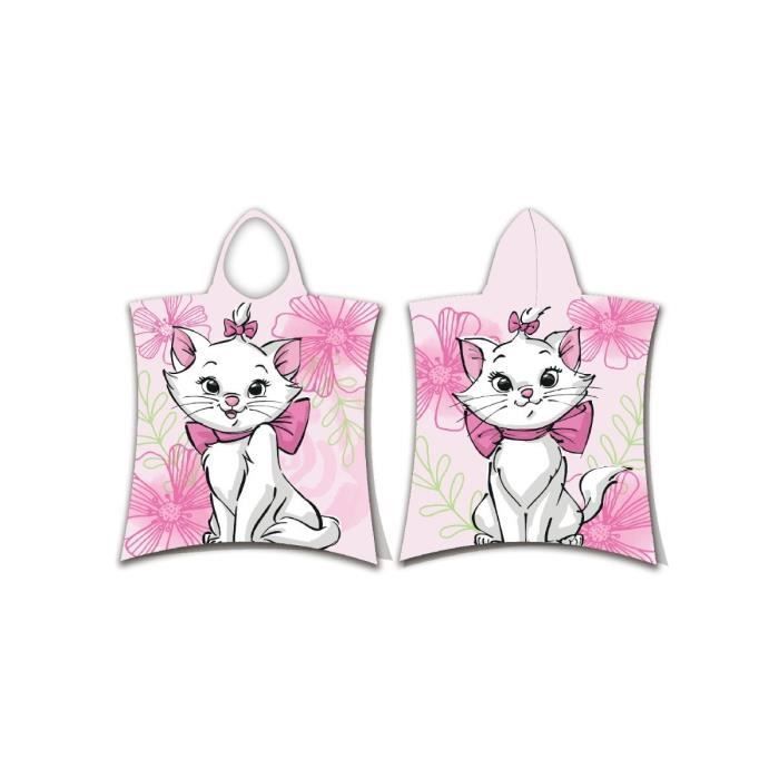 Poncho de toalla con capucha de Marie de Los Aristogatos