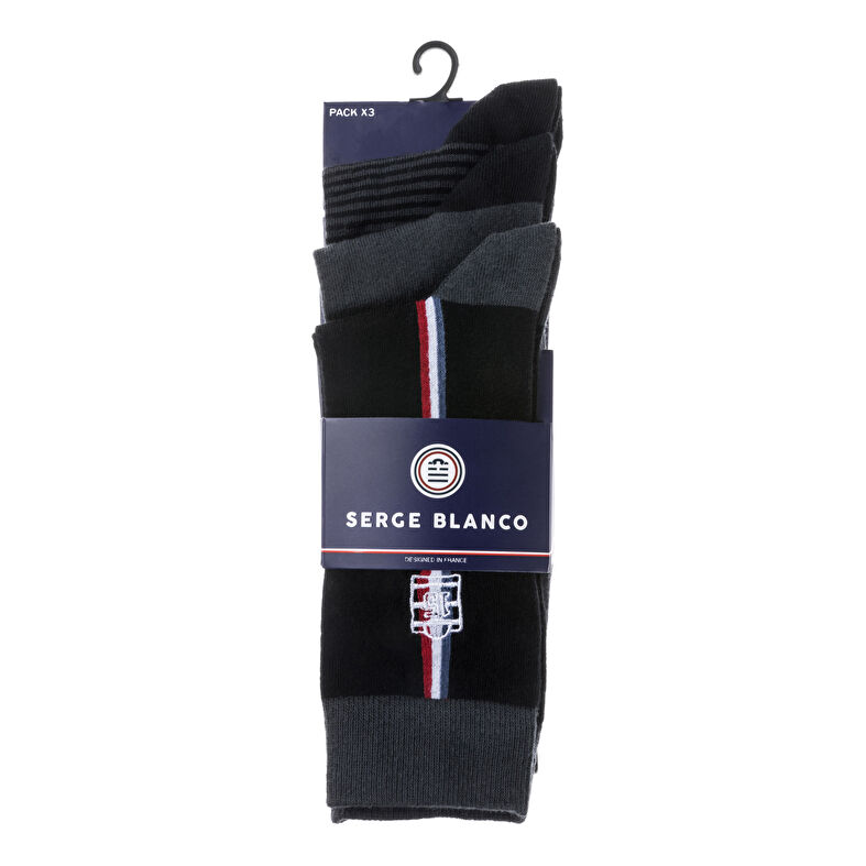 Schwarze Socken und Strumpfhosen für Herren