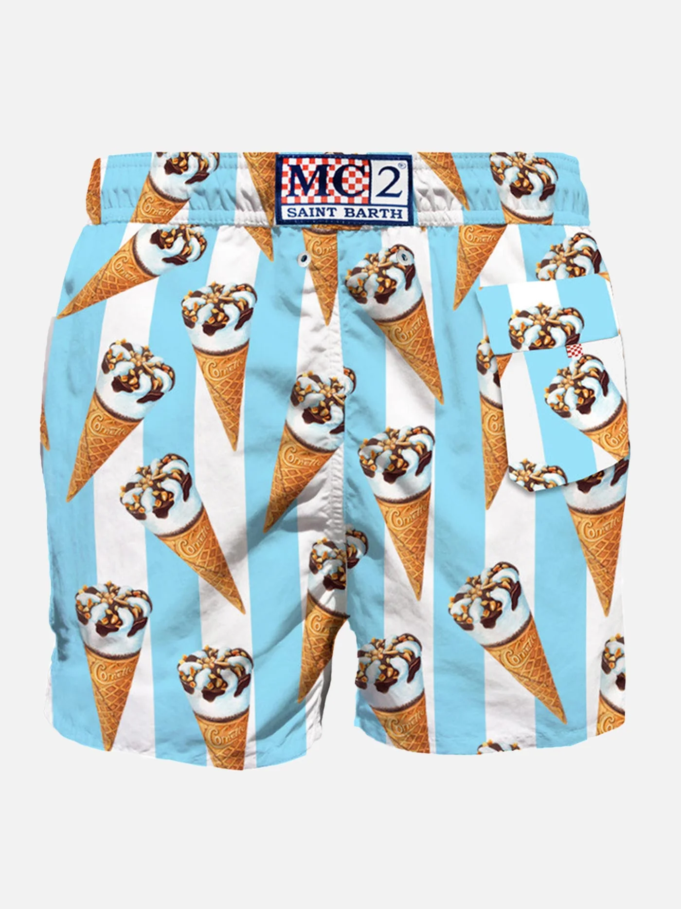 Costume da bagno da uomo classico con stampa Cornetto | ALGIDA® EDIZIO