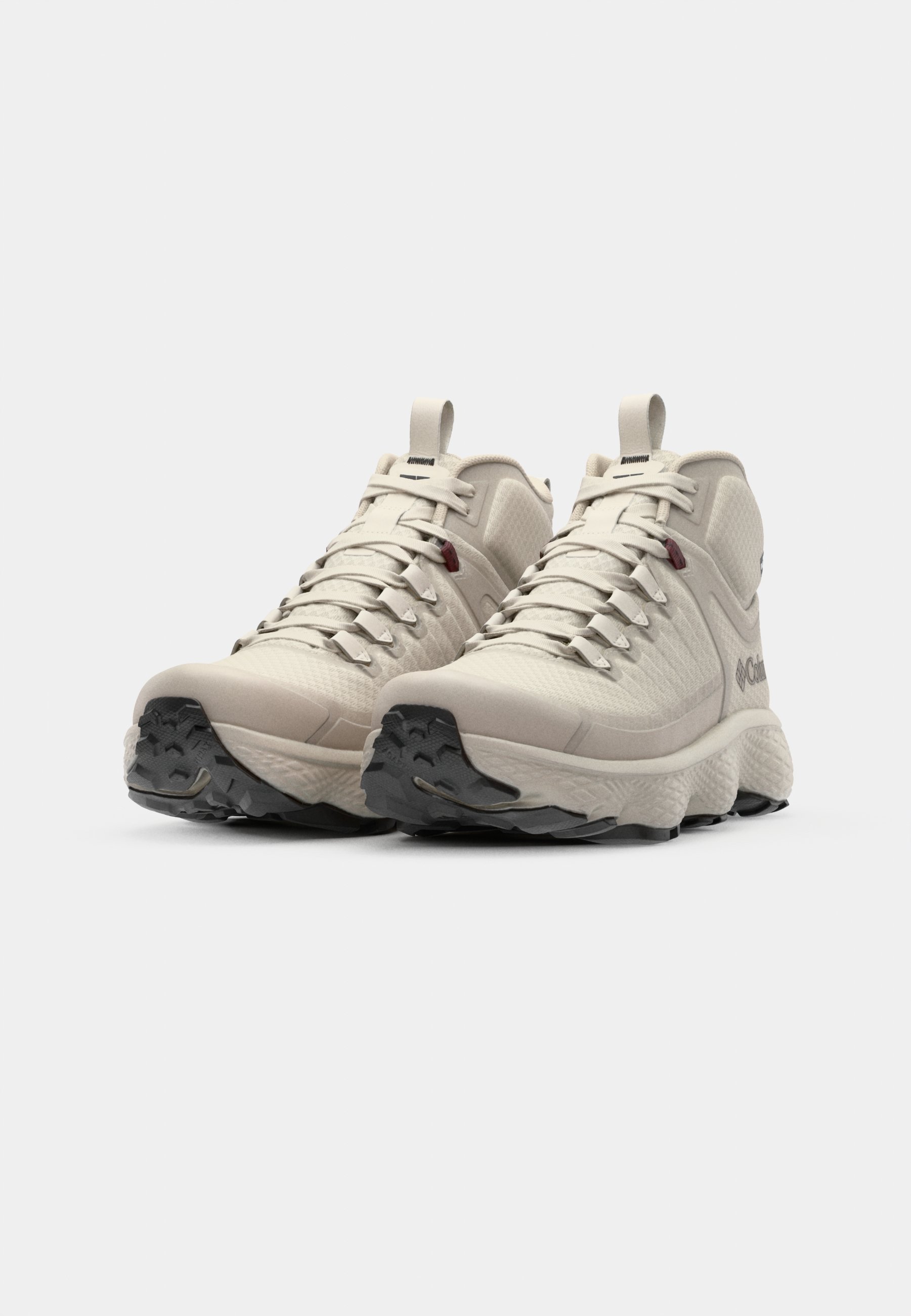 Columbia ESCAPE THRIVE TITANIUM MID - Wandelschoenen - wolkgrijs/diep madeira