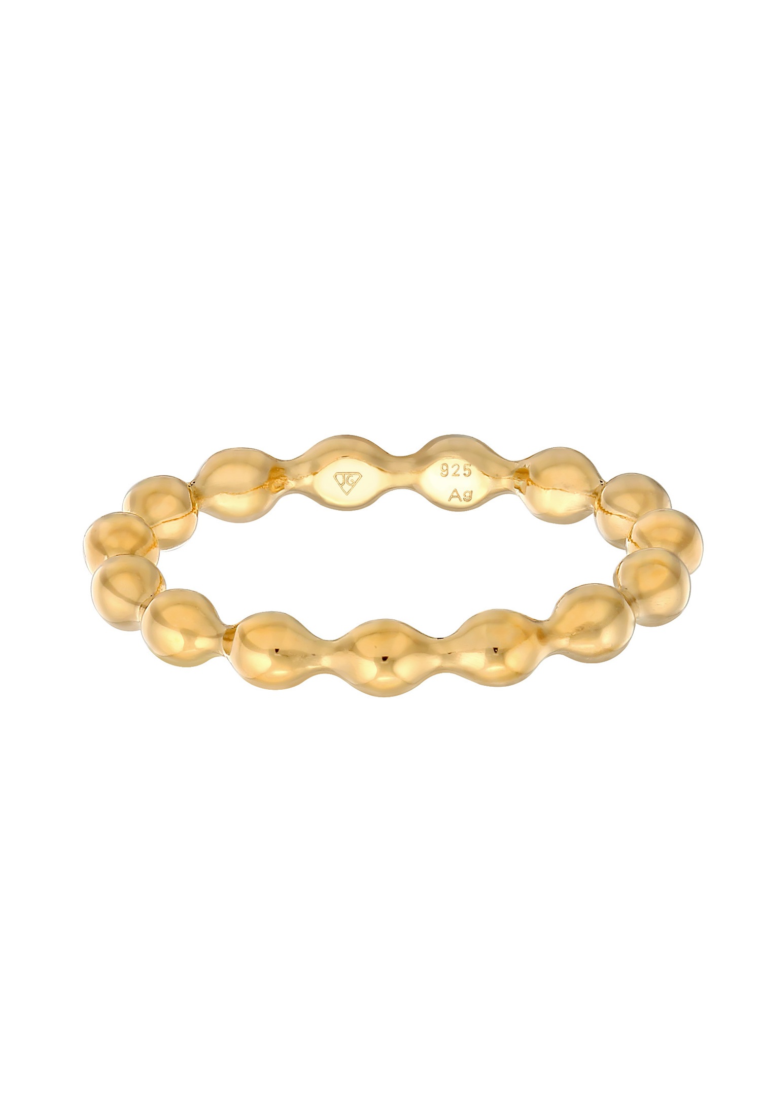 Elli Femmes Boule pile Simple en Argent Sterling 925