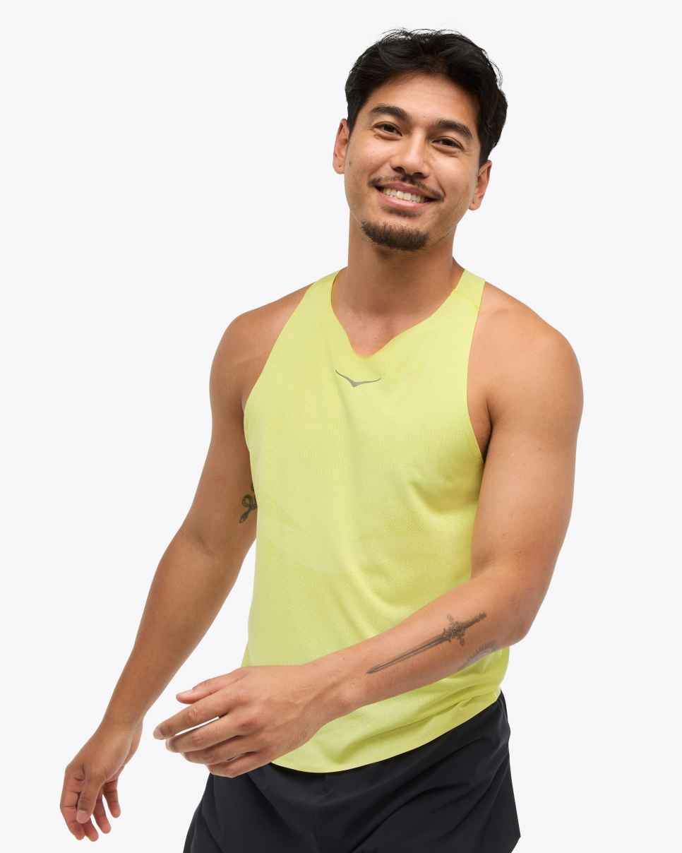 HOKA Race Day Singlet Hoka Citrus