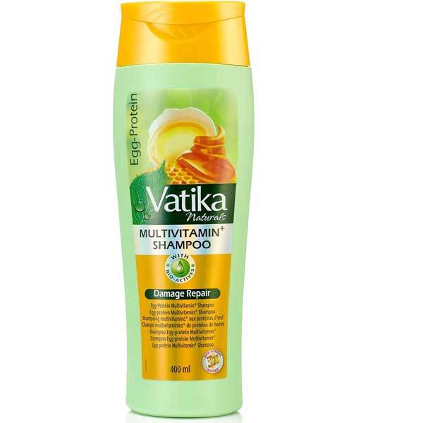 Champú rejuvenecedor de proteína de huevo Dabur Vatika Naturals