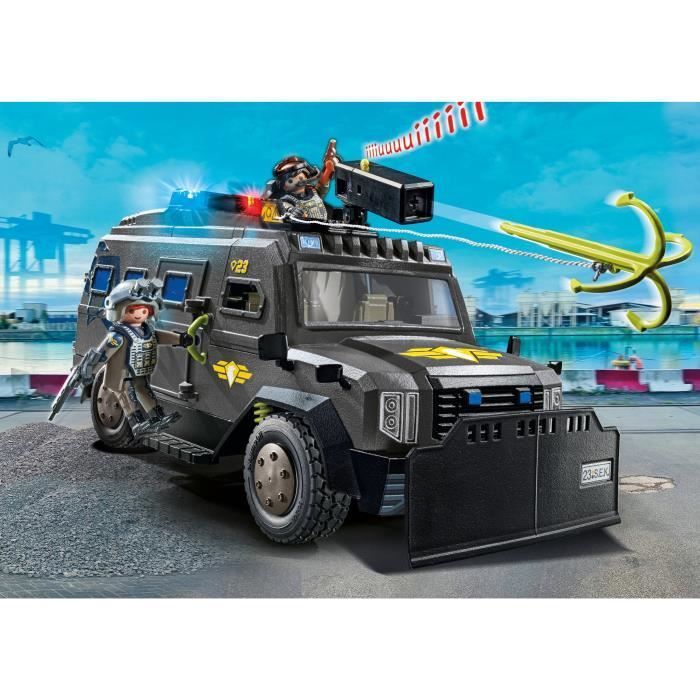PLAYMOBIL 71144 Spezialeinsatzfahrzeug, Polizei, Stadtaktion, Eliteeinheit, 73 Teile, ab 5 Jahren