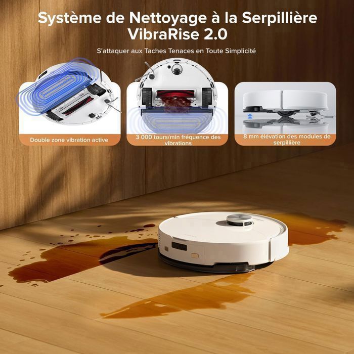 Roborock Q10 S5+ Robot Vacuum Cleaner with Mop Station, 10000 Pa Suction, Navigation & Mapping, Obstacle Avoidance, App