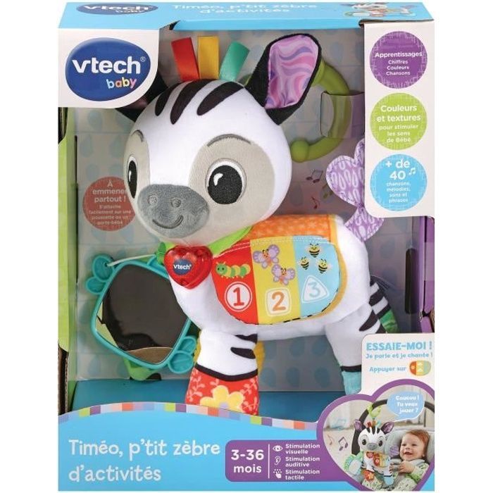 VTECH BABY - Timéo, pequena zebra de atividade