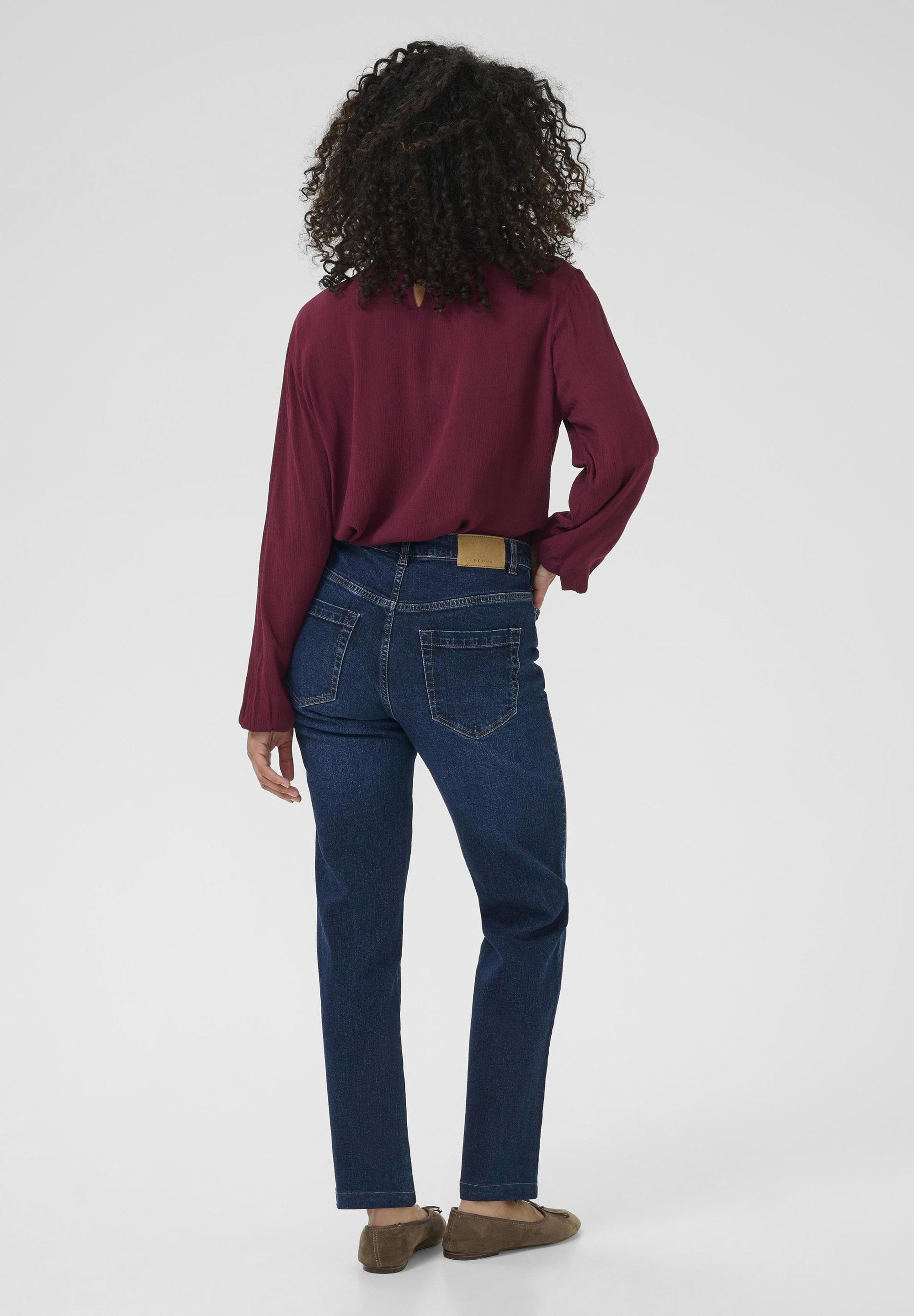 Jean Kaffe MARIS coupe droite - jambe droite - denim bleu foncé