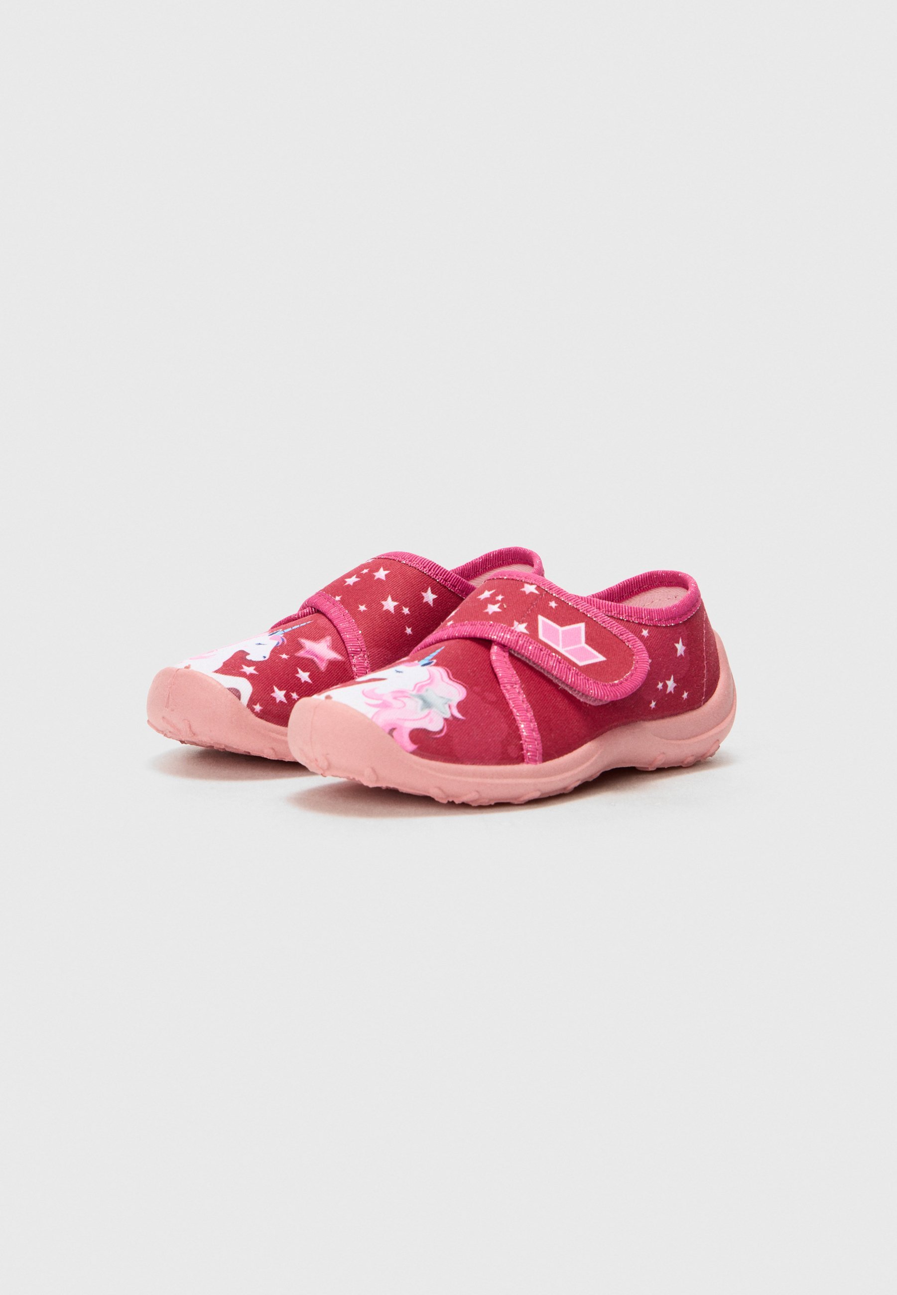 LICO HAUSSCHUH 3 - Hausschuhe - rosa/weiß/rosa