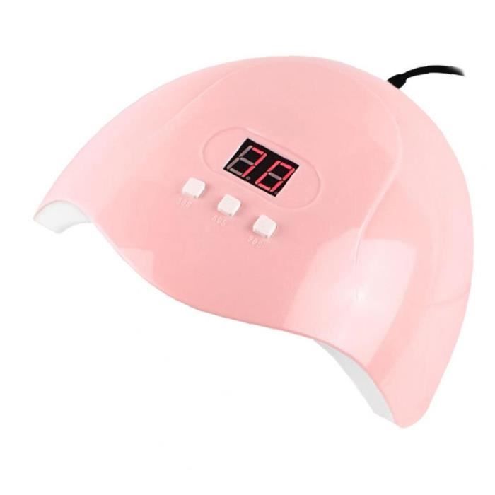 Lampada LED per unghie in gel con display LCD digitale e timer per manicure e nail art (54W)