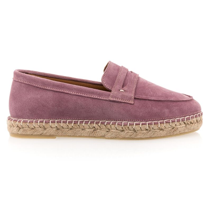 Lila Damen-Loafer/Bootsschuhe