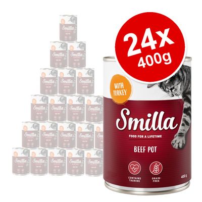 Smilla Mørt Oksekød Sparepakke 24 x 400 g