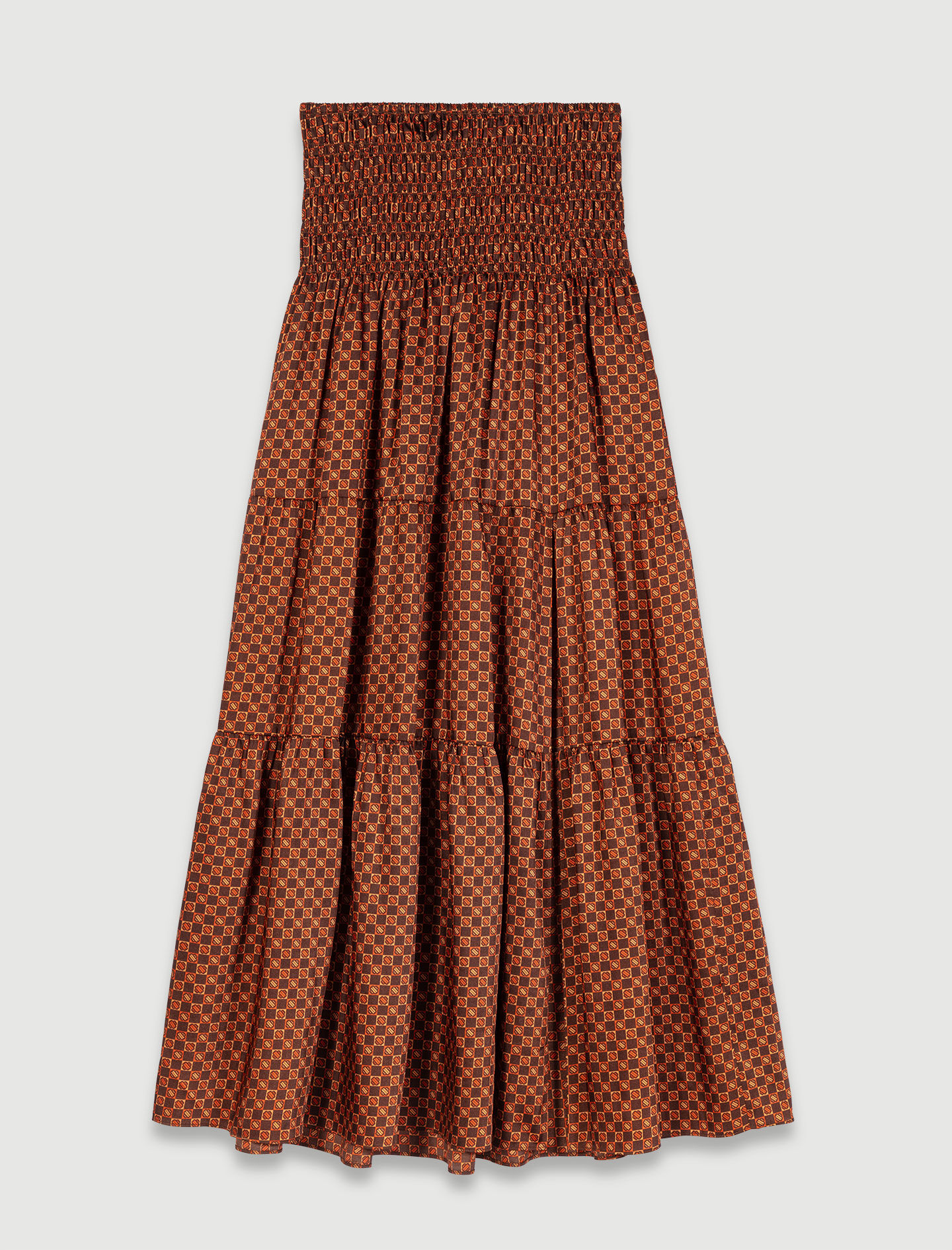 Lange geplooide rok - Clover mini