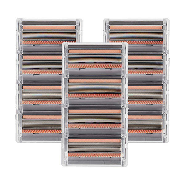 Paquete de 12 recambios de cartuchos para maquinilla de afeitar de 6 hojas FFS Beauty