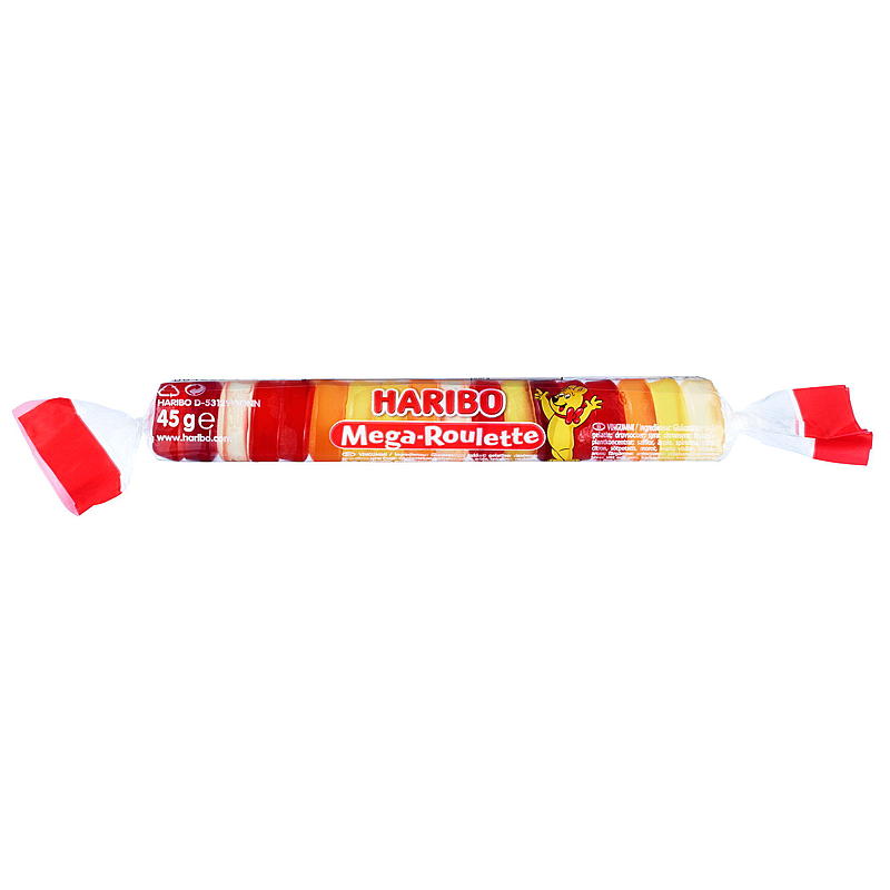 Haribo Mega Roulette 45 g hedelmää, Haribo