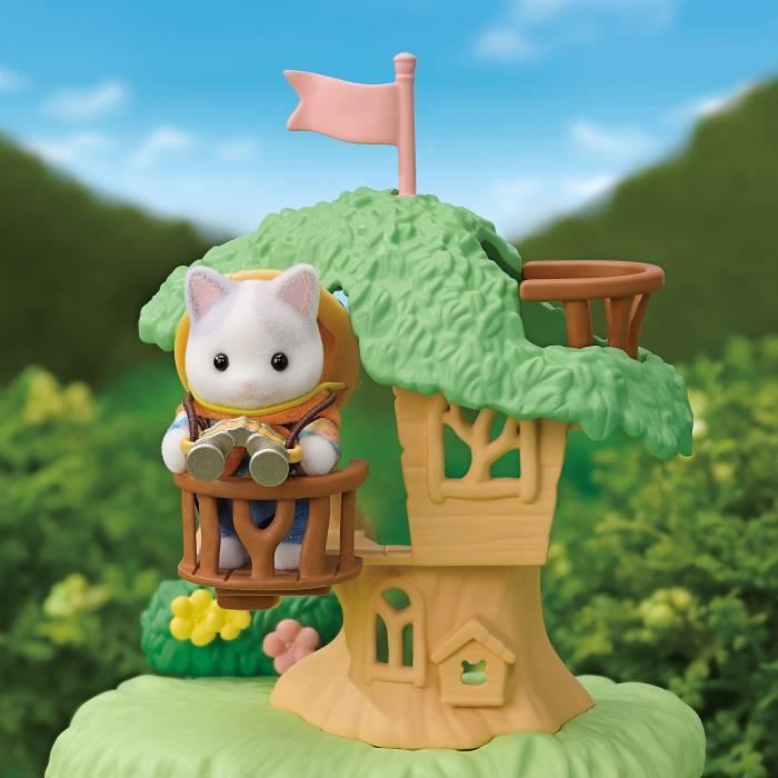 Personaggi articolati - SYLVANIAN FAMILIES - Figlio e gattino Latte - Avventura nella foresta segreta