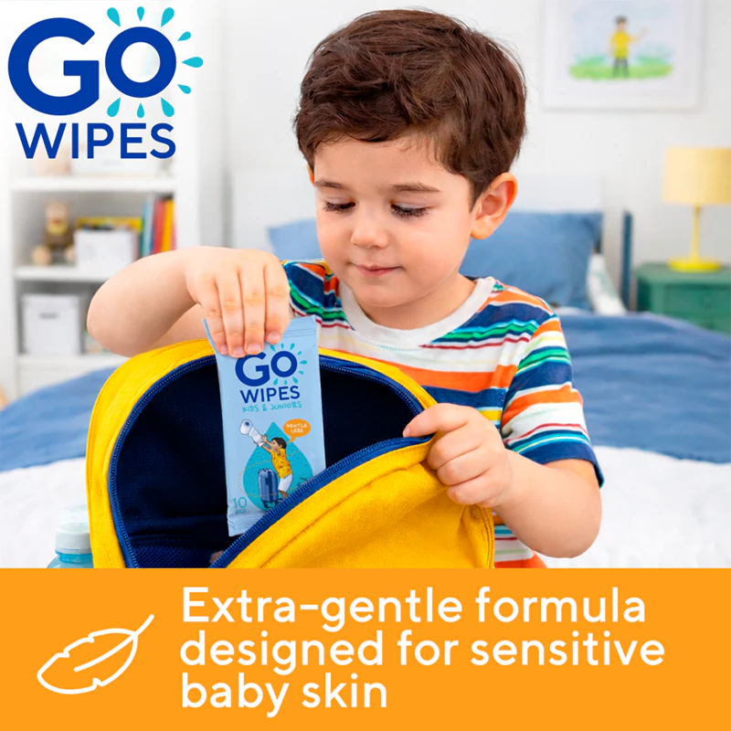 Vlhčený toaletný papier GoWipes pre deti a juniorov
