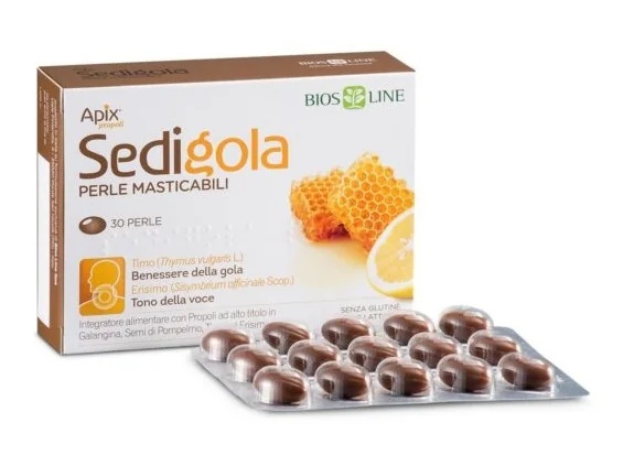 BIOS LINE Apix Propolis Verzachtend voedingssupplement 30 kauwtabletten Balsamische werking