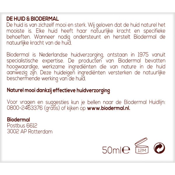 Biodermal Anti Age 50+ noční krém<br>50ml - Zralá pleť