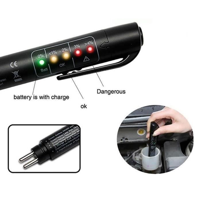 Lápiz de prueba de aceite automotriz, nuevo comprobador de líquido de frenos, banco de prueba de agua, DOT3, DOT4, detector de automóviles DOT