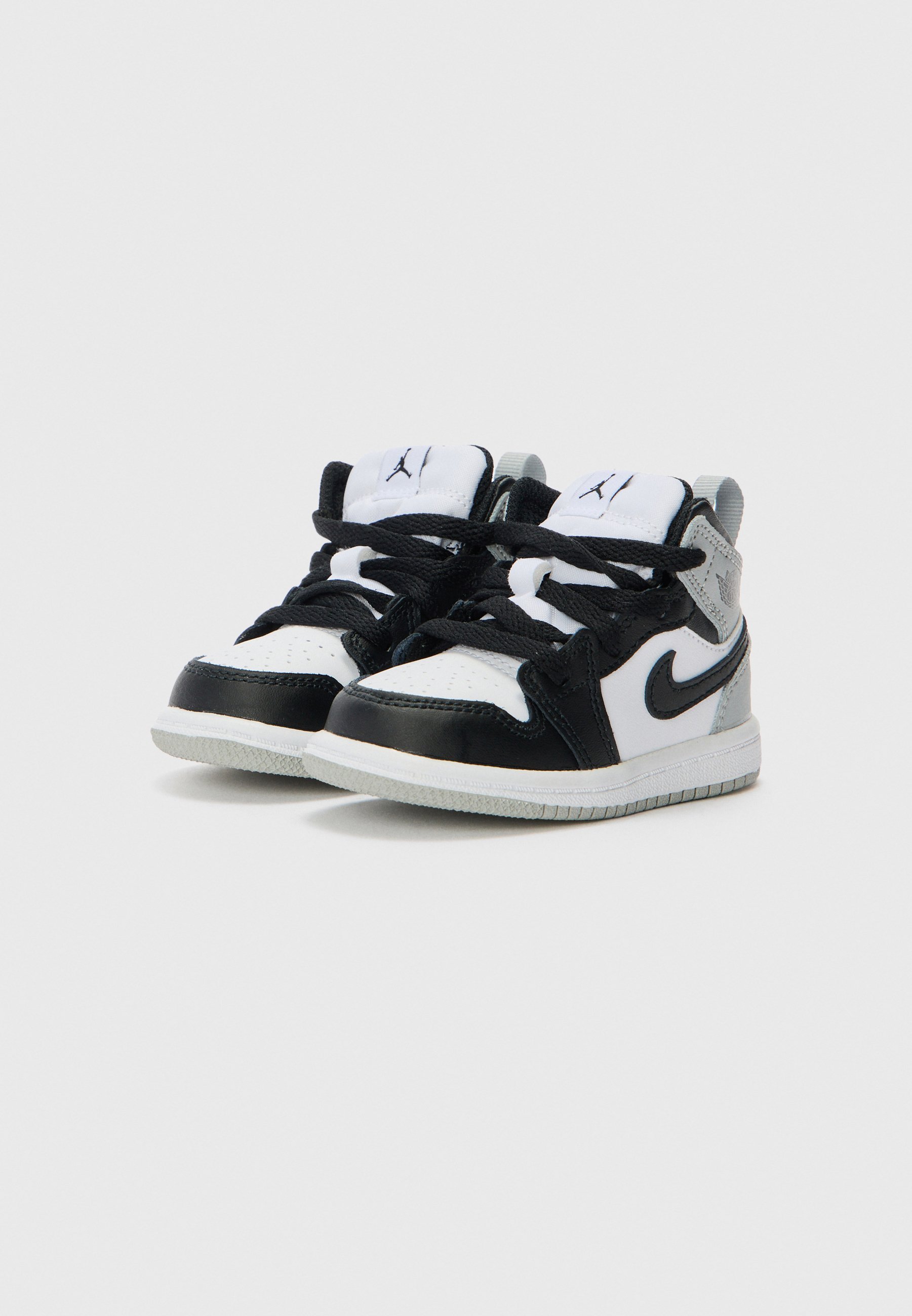Jordan JORDAN 1 MID BT UNISEX - Hoge sneakers - wit/zwart/rookgrijs